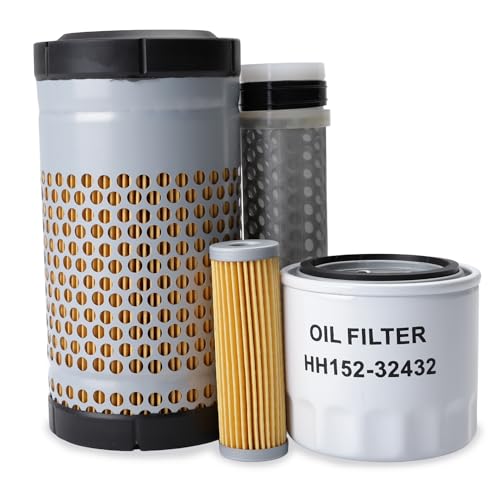 Maintenance Filter Kit for Kubota K008 & K008-3 Excavator with D722 Engine