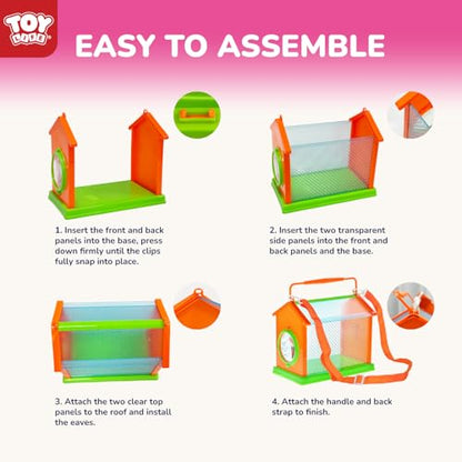 TOY Life Kids Explorer Kit with Bug Catcher for Kids, Bug Catching Kit with Bug Toys, Kid Safari Vest & Hat, Compass, Binoculars, Magnifying Glass, Educational Outdoor Toys Girls Kid Adventure Kit