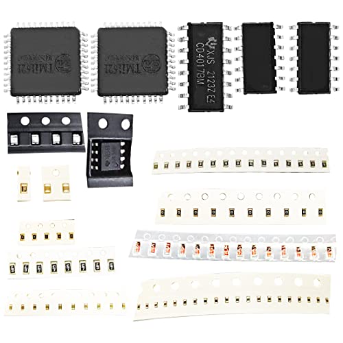 Gikfun DIY SMD SMT Welding Practice Soldering Skill Training Board NE555 CD4017 Water Flowing Led DIY Kit EK1885 (Pack of 2) - size: 80mm x 60mm (Pack of 2)