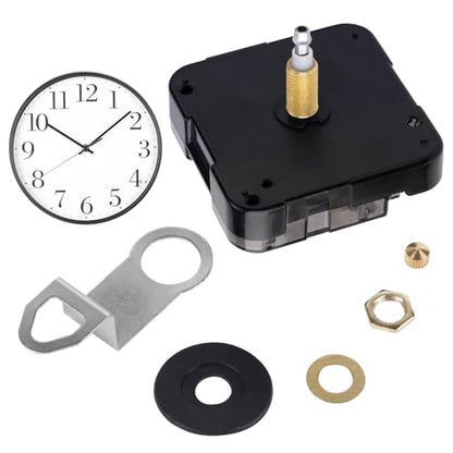 Quartz Clock 12888 Movement Replacement Set, Wall Clocks Mechanism Battery Operated Repair Parts Kit for Wall Clock Without Second Hand Motor Repair Parts - size: Thread length 39/64 inches