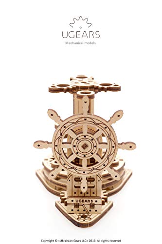 UGEARS Mechanical Wheel Organizer Model Set Educational Mechanical Model Kit with Moving Parts, STEM DIY for Adults and All Family 3D Wood Model Kit