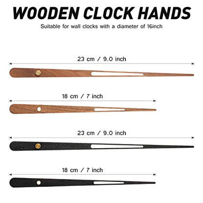 Jadive 2 Pcs Clock Movement Long Shaft, Fit for 16'' Clock, 30 mm Shaft - size: Fit for 16'' Clock, 30mm Shaft
