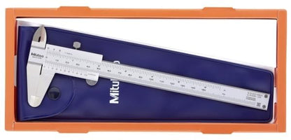 Mitutoyo 530-118 Vernier Calipers, Stainless Steel, for Inside, Outside, Depth and Step Measurements, Metric, 0"/0mm-200mm Range, +/-0.03mm Accuracy, 0.02mm Resolution, 50mm Jaw Depth