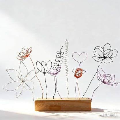 BoFUN Wire Art Flower Craft Kit for Teens & Adults Women Birthday - style: Home Deco