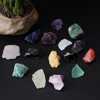 5 lbs Rocks for Tumbling, 0.5-1 Inch Crystals and Healing Stones, Raw Gemstones for Polishing Wicca & Reiki Crystal Healing, Rough Rock for Collection, Decoration - size: 0.5-1 Inch, 5 Pound