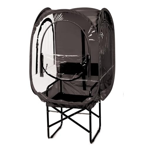 WeatherPod® ChairPod™ 1-Person Wearable Upper Body Pop-Up Pod - color: Black