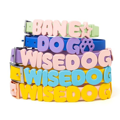 Wisedog Dog Charms for Collar, Yellow, 25MM - color: Yellow, size: 25mm