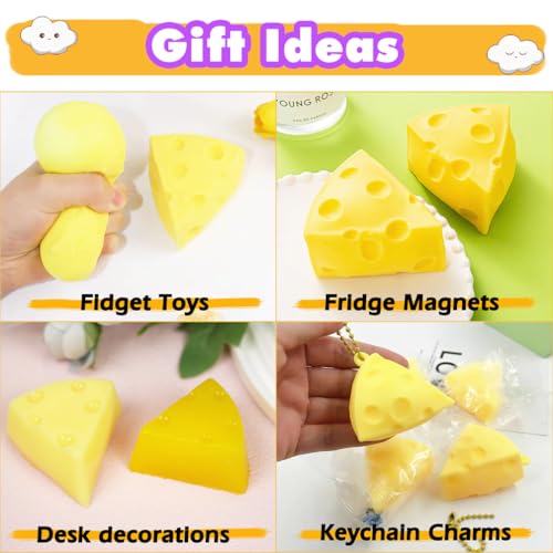 Taba Squishy Cheese Kit Gel+Silicone Mold+Pigment+Sprinkles - color: Cheese