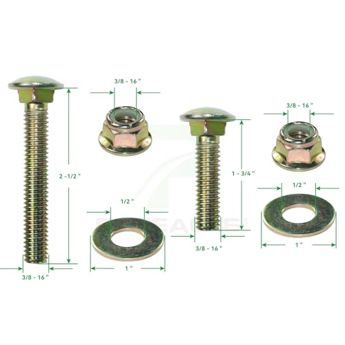 532194326 Idler Pulley with 532194327 Pulley for YTH2348 Mowers - size: 1x532194326+1x532194327