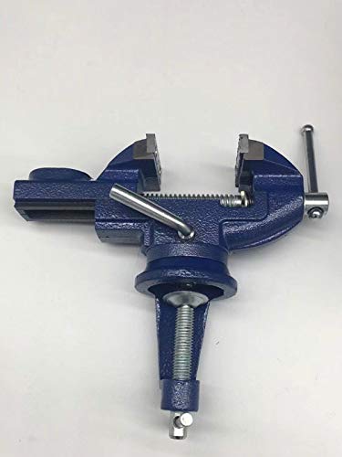 360° Rotating Bench Vise, 2.5'' Cast Iron Table Vise Clamp for Woodworking, Hobby, DIY Craft (Clamping Range: 0-2.5inch) - size: Clamping Range: 0-2.5inch (Cast Iron)