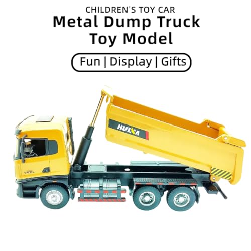All-Metal Mining Truck Die Cast Model 1:50 Scale - Highly Detailed Construction Toy, Perfect for Collectors and Display, Durable Alloy Material, Ideal Gift - style: Dump Truck model