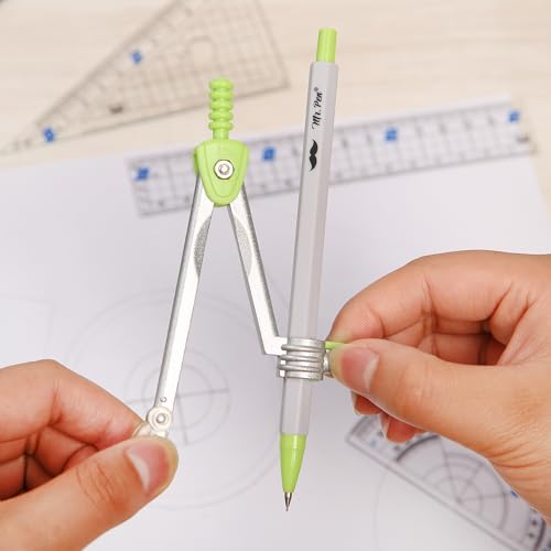 Mr. Pen- Geometry Set, 7 pcs, Compass for Geometry Compass Math