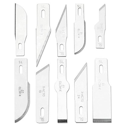 X-ACTO Compression Basic Knife Set, Includes 3 Knives, 13 Blades, Soft Carry Case, 17 Count - Crafting, Art Projects, Cutting Tools