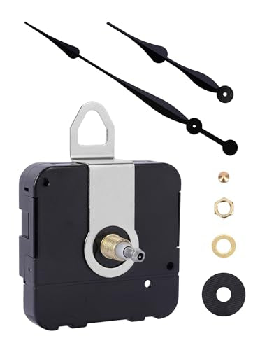 High Torque Clock Movement Kit, Extended Shaft for 24" to 28" Wall Clocks - size: Thread Length: 0.38 inch