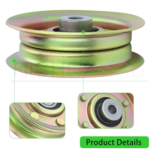 2 Pack 131494 Idler Pulley for Craftsman 42" LT1000 LT2000 Decks - color: A15 2x532173437