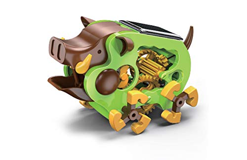 Teach Tech Tusk Wild Boar Solar Robot Crawler STEM Building Set for Kids Ages 8 and Up