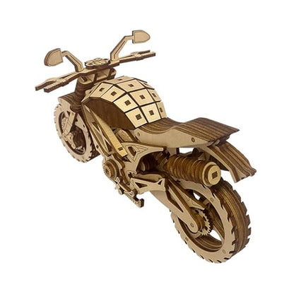 ZZHMASPLAY 3D Wooden Puzzle Motorcycle Model Car Kits,Brain Teaser Puzzles,Mechanical Vehicle Building Kits,Best Gift for Adults Teens on Birthday Christmas