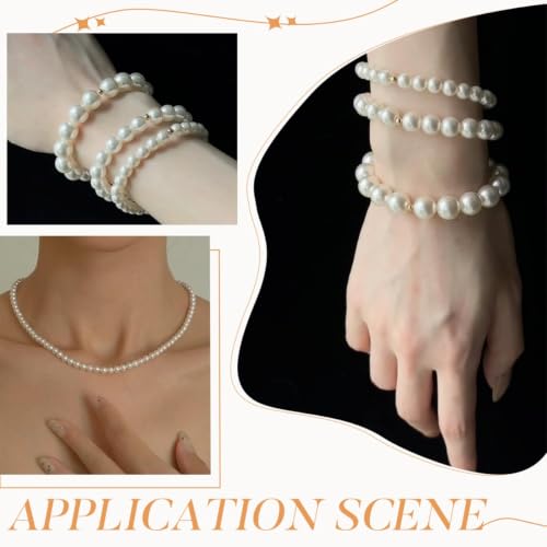 Pearl Beads for Bracelets Making, Bracelet Making Kit for Adults