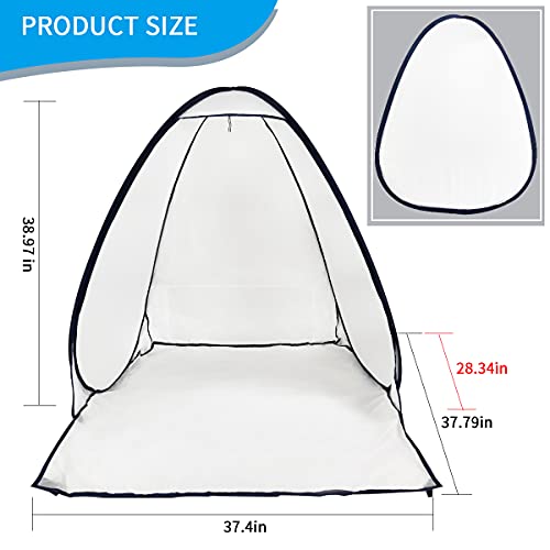 3.1x3.2x3.3ft Portable Spray Paint Booth Tent for Spray Painting Furniture - color: 3.1x3.2x3.3ft-Small