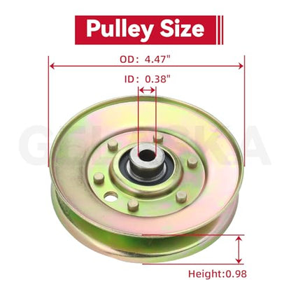 GELASKA 2 Pack 193195 189993 Idler Pulley for Husqvarna 48" GT5000 GTH2548 - color: A12 2x193195
