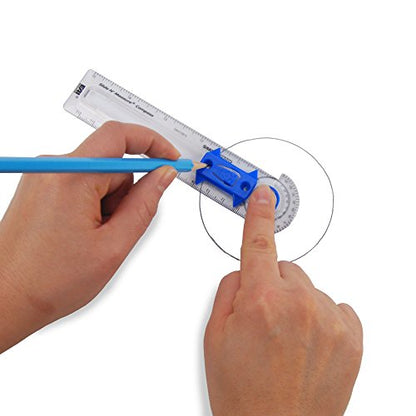 EAI Education Slide N' Measure® Compass: Clear - Set of 10