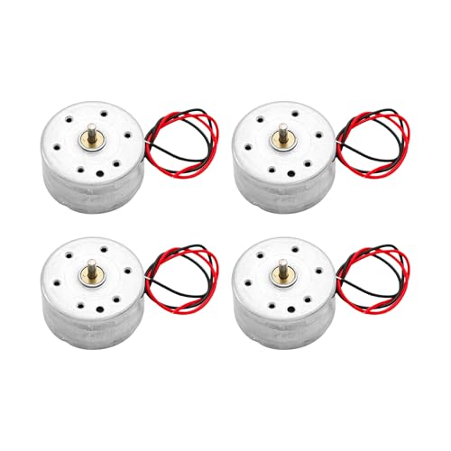 4PCS Mini DC Motor 3.7V 8500RPM Electric Motor Kit for DIY Projects, Wind Turbine Generator, Educational Science Experiments, School Learning Supplies - size: 8500RPM