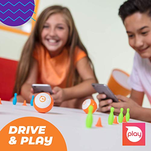 Sphero Mini (Red) - Coding Robot Ball - Educational Coding and Gaming for Kids and Teens - Bluetooth Connectivity - Interactive and Fun Learning Experience for Ages 8+ - color: Red