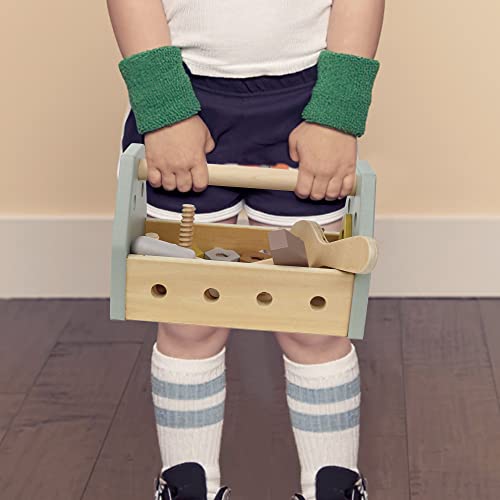 Montessori Wooden Tools Kit Toddler Educational Toy Set - color: Yellow