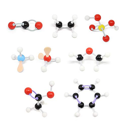RELIANCER Molecular Model Kit,419PCS Organic Molecular Chemistry Set w/Atoms & Bonds,Molecular Structures Building Kit for Chemistry Learning,STEM Science Kits for Teachers,Students,Young Scientists - color: Kit B