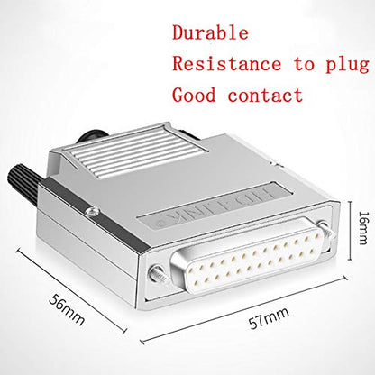 DB25 Solderfree Serial to 25 pin Terminal Thinner Female Adapter - style: Female Metal