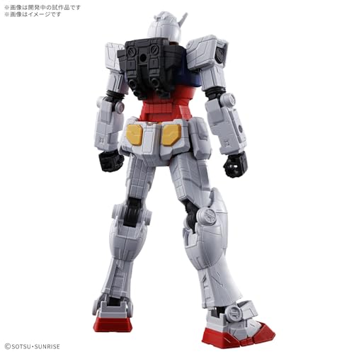 BANDAI Spirits Entry Grade EG RX-78F00/E Gundam 1/144 Scale Color-Coded Plastic Model - style: EG RX-78F00/E Gundam