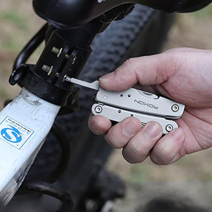 ROXON M2 14-in-1 Mini Multitool with Folding Scissors & 9pc Bits Set