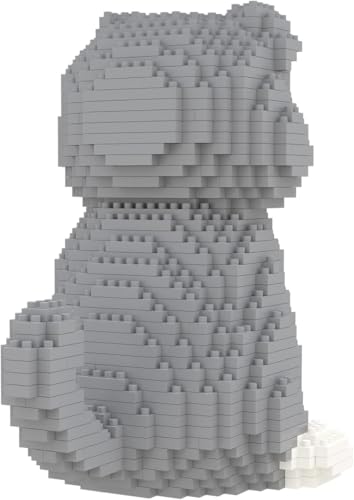 Larcele 985 Pcs Scottish Fold Cat Pet Micro Building Blocks Kids 8+ KLJM-05 - style: Scottish Fold