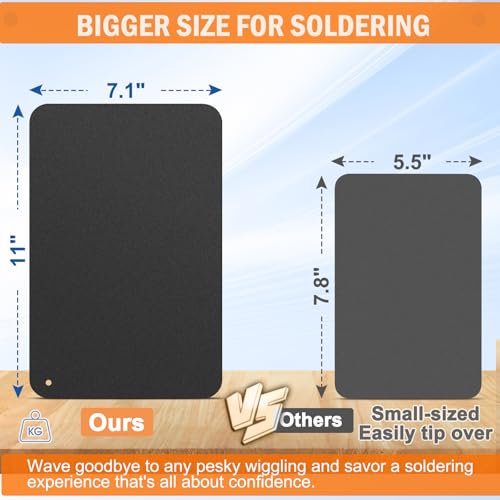 Soldering Helping Hands 12X Magnifying Glass with light and Stand PCB Holder, Drdefi Soldering Station Third Hand Tools Magnifier with Thickening Alligator Clip Large Magnetic Base for Repairing - size: Large Base