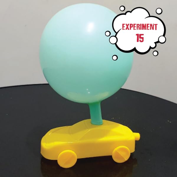 Einstein’s Air Science Kit for Kids. STEM for Boys & Girls Aged 8 and Above. 15 Exciting Experiments Inside. Detailed Picture Guide Included. - color: Azul and Orange