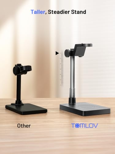 TOMLOV DM4W Microscope with Weighing Scale: 4.3" Digital Coin Microscope with Screen, Error Coin Magnifier with Lights, Weight Scale for Collectors, Jeweler, Students, Compatible with Windows/Mac - size: 4.3-inch