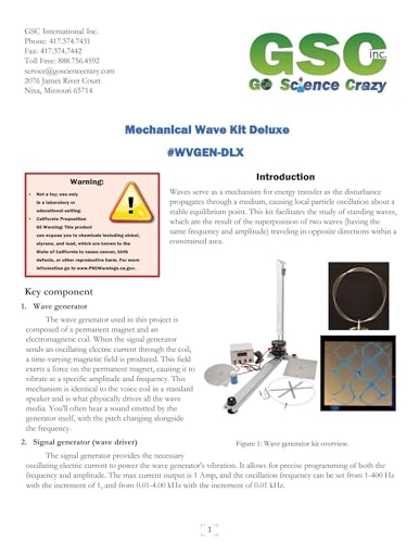 WVGEN-DLX: Mechanical Wave Kit