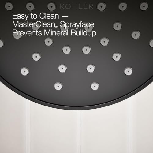 KOHLER TS35322-4G-BL, Elate Rite-Temp Tub and Shower Trim with Single Function 1.75 GPM Showerhead, Matte Black, Modern Tub and Shower Set, Water-Saving Design - color: Matte Black, size: 1.75 GPM