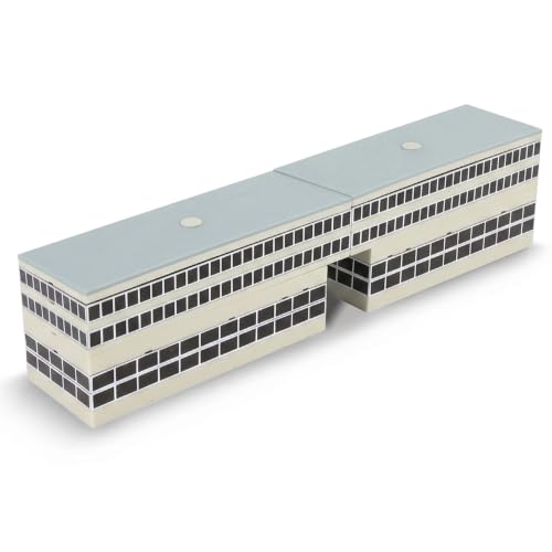 Airport Terminal Building Model Sets 1:400 Scale Architectural 3D Model Sets Plastic Airport Building Ornament for Adults Gifts Aviation Hobbyists Architecture Emthusiasts Building No.001 - color: 1.no.001