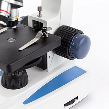 AmScope Digital Cordless Compound Monocular Microscope, 1.3MP Camera - style: M158C-E1