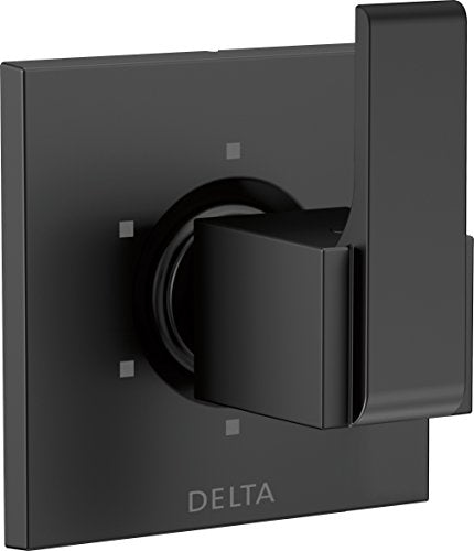 Delta Faucet Ara 6-Setting Shower Handle Diverter Trim Kit, Diverter Valve Trim Kit Black, 6 Way Shower Diverter, Delta Diverter Trim, Matte Black T11967-BL (Valve Not Included) - color: Matte Black