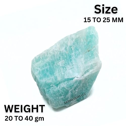 Crystals, Rocks, Jade, Crystals and Healing Stones, Witchcraft Supplies, Healing Crystals, Stones, Healing Stones, Rock Collection, Agate, Raw Stones (Amazonite, 2 Pcs) - color: Amazonite