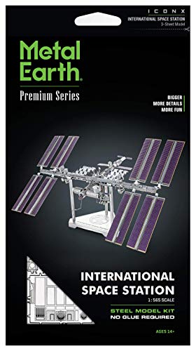 Metal Earth Fascinations Premium Series International Space Station 3D Metal Model Kit - style: International Space Station (ISS)