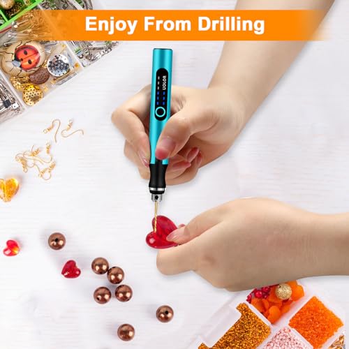 Uolor Mini Twist Drill Bit Set, 10Pcs Micro Engraving Drill Bits, 0.6mm-2.2mm, HSS 2.35mm Shank Titanium Coated Tiny Drill Bit Hole Drilling Tool for DIY Resin, Jewelry, Amber, Circuit Board, Walnut - color: Mini Twist Drill Bit Set