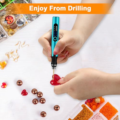 Uolor Mini Twist Drill Bit Set, 10Pcs Micro Engraving Drill Bits, 0.6mm-2.2mm, HSS 2.35mm Shank Titanium Coated Tiny Drill Bit Hole Drilling Tool for DIY Resin, Jewelry, Amber, Circuit Board, Walnut - color: Mini Twist Drill Bit Set