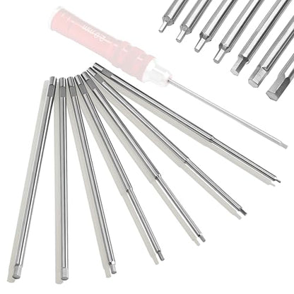 RC Hex Driver Screwdriver Bits 0.9–3.0mm Replacement 7PCS - color: 7-pcs Hss Bits