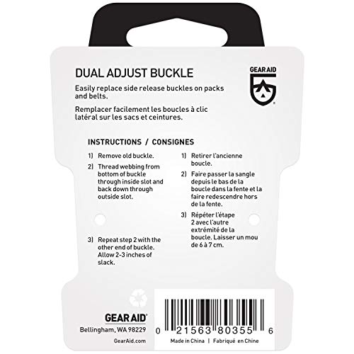GEAR AID Dual Adjust Buckle Kit - style: 3/4”