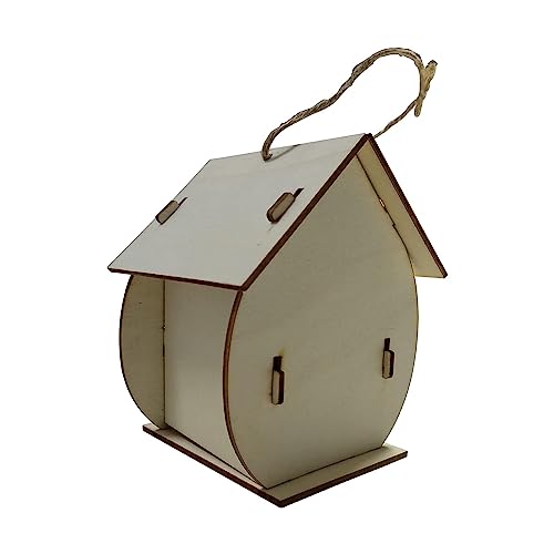 DIY Wooden Birdhouse Kit, 2-Pack Craft Set