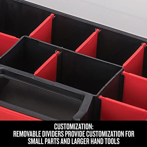 CRAFTSMAN Small Storage Organizer, 10 Compartment, Plastic (CMST14021) (Pack of 2) - size: 1 Count (Pack of 2), style: Small Organizer