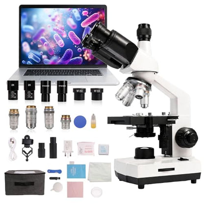 SWIFT SW320T Trinocular Microscope with 2MP Camera, Carrying Case